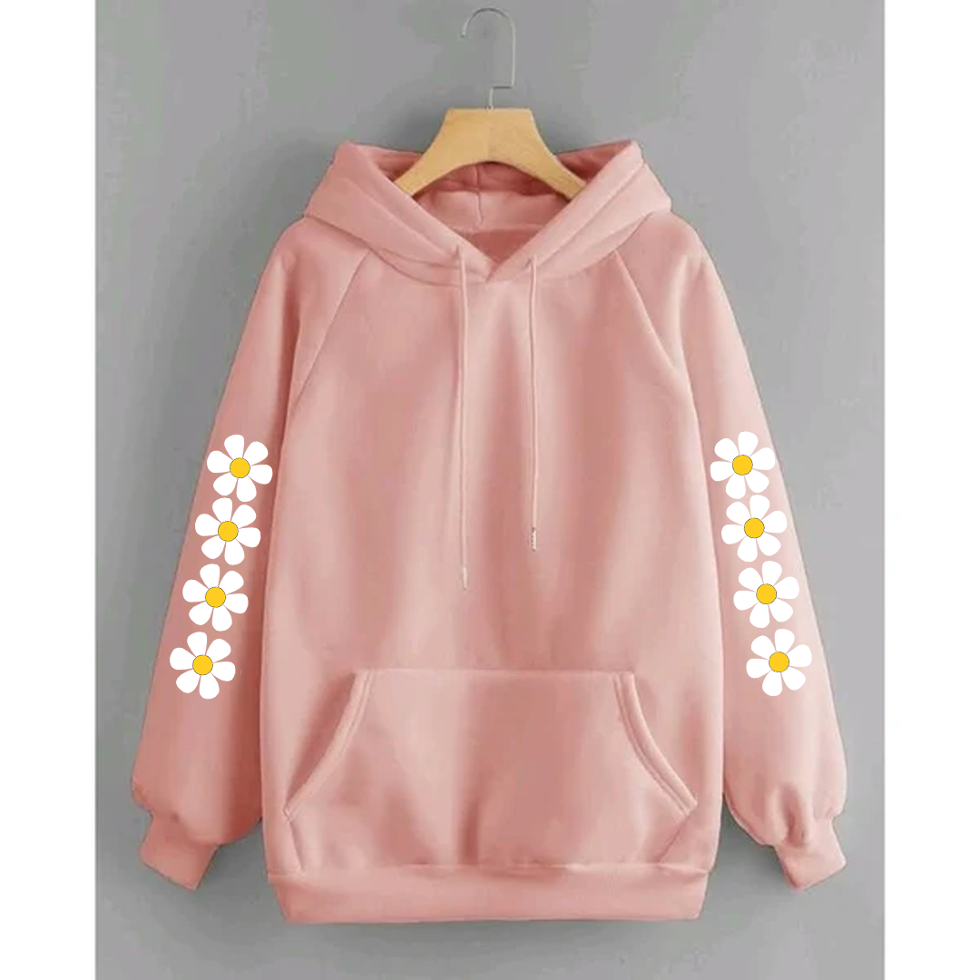 Daisy sleeves hoodie