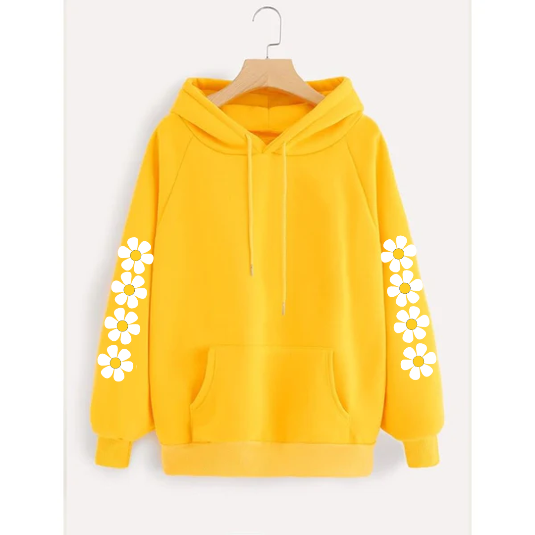 Daisy sleeves hoodie