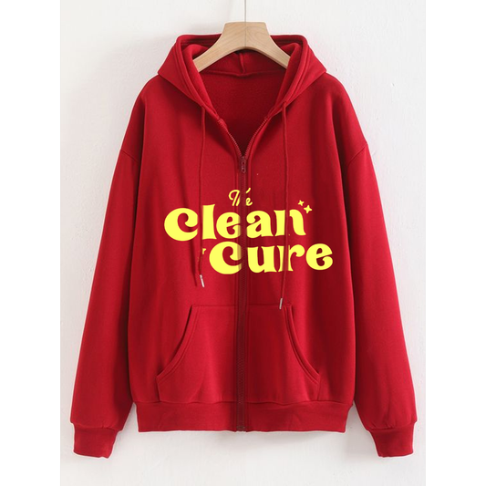 The clean cure zipper with hood
