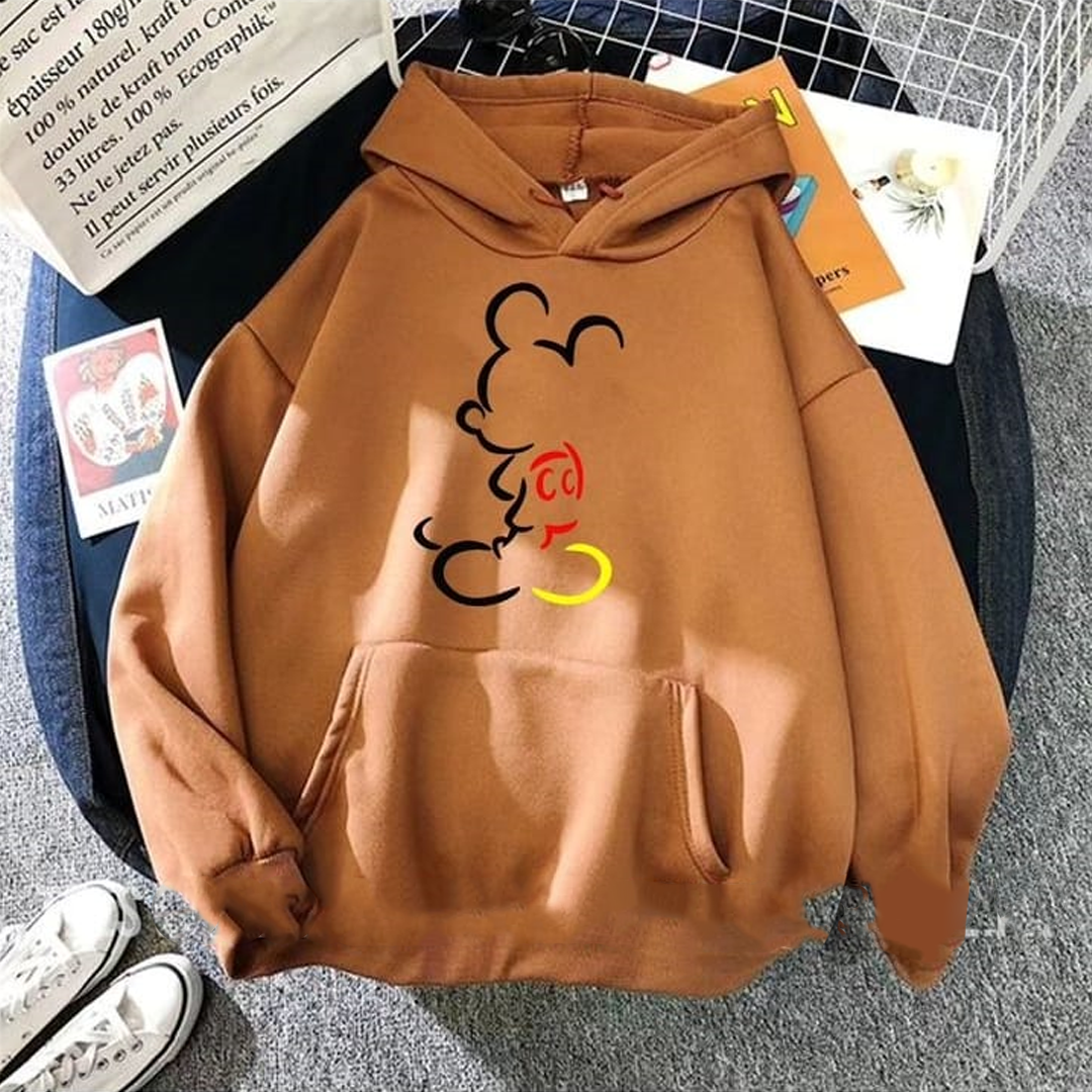 Line mickey Fleece hoodie