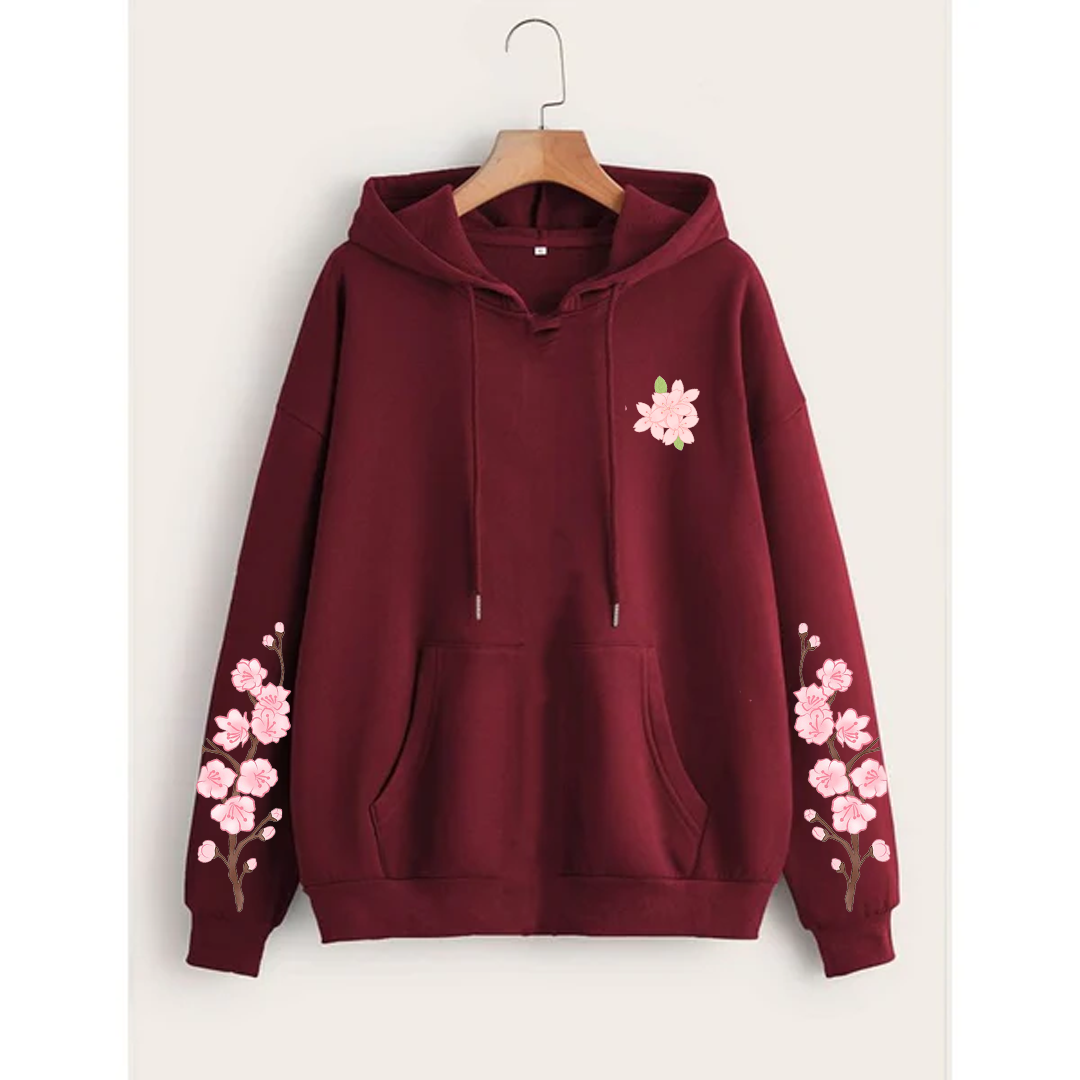 Blossom sleeves hoodie