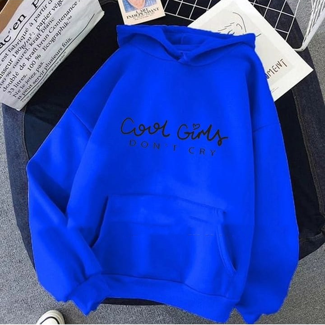 Cool girls dont cry Fleece hoodie