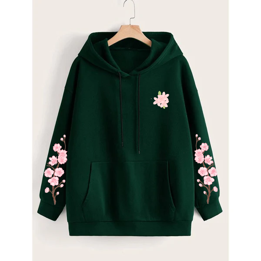 Blossom sleeves hoodie
