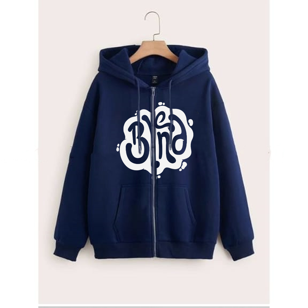 Blend zipper with hood