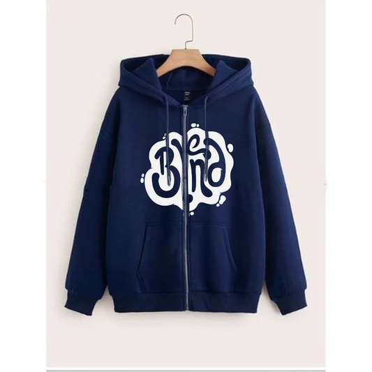 Blend zipper with hood