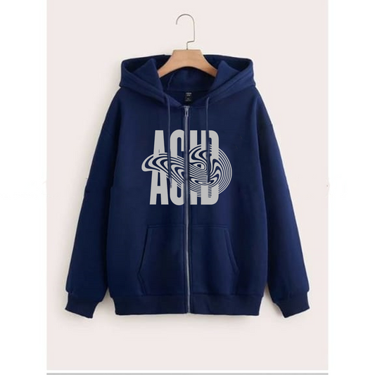 Acid zipper with hood