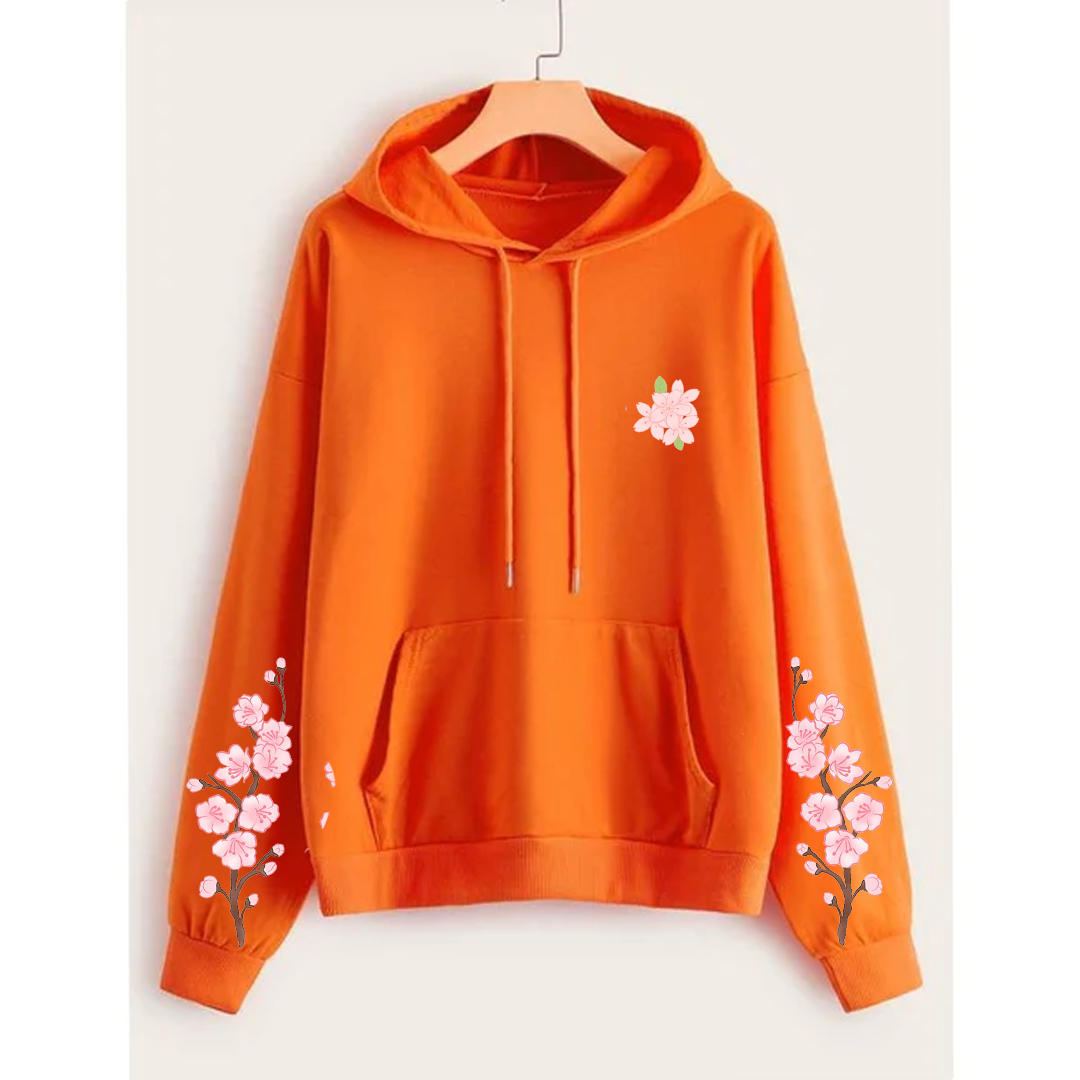 Blossom sleeves hoodie