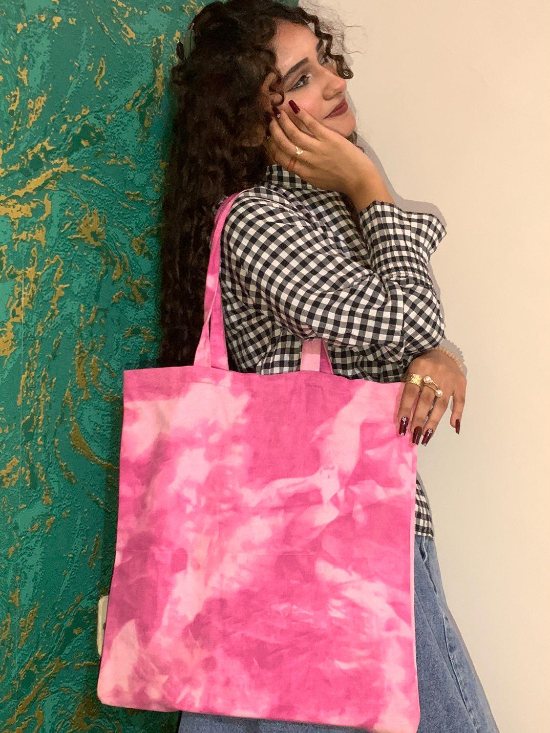 Tie & Dye Canvas Tote Bag