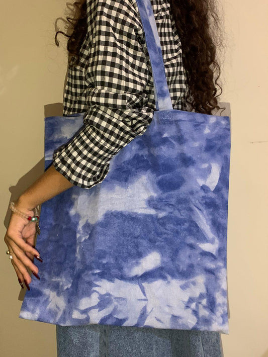 Tie & Dye Canvas Tote Bag