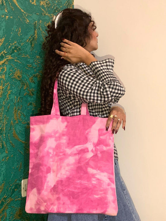 Tie & Dye Canvas Tote Bag