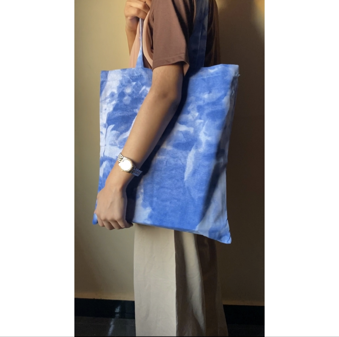 Tie & Dye Canvas Tote Bag