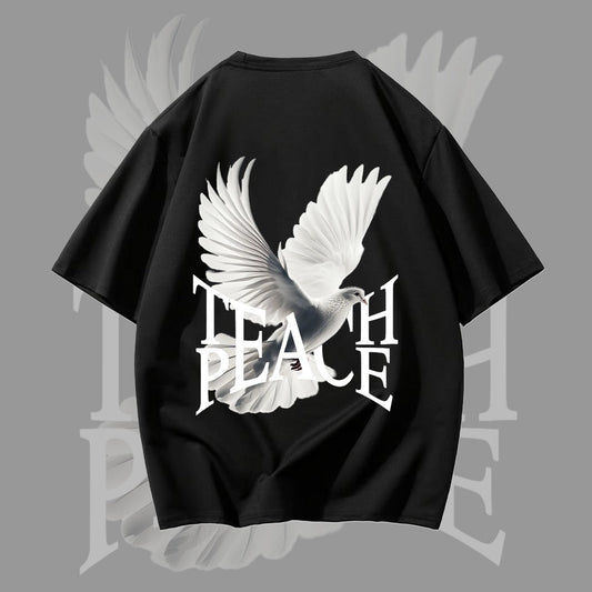 Teach Peace Oversized T-Shirt