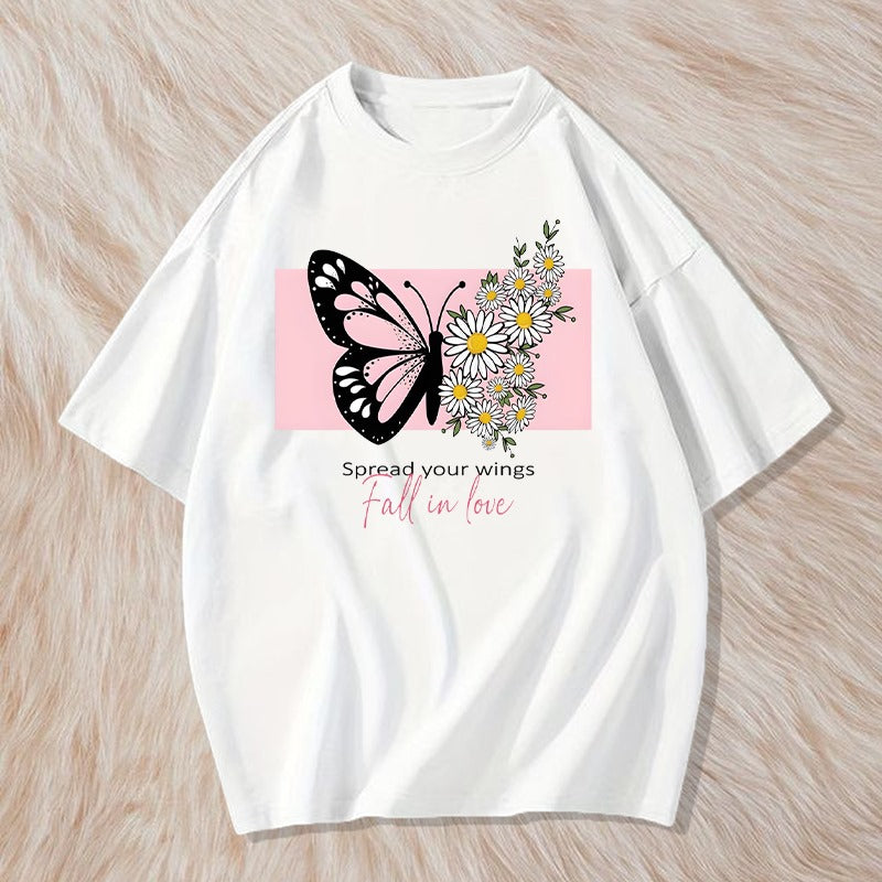 Butterfly Printed Women's tshirt