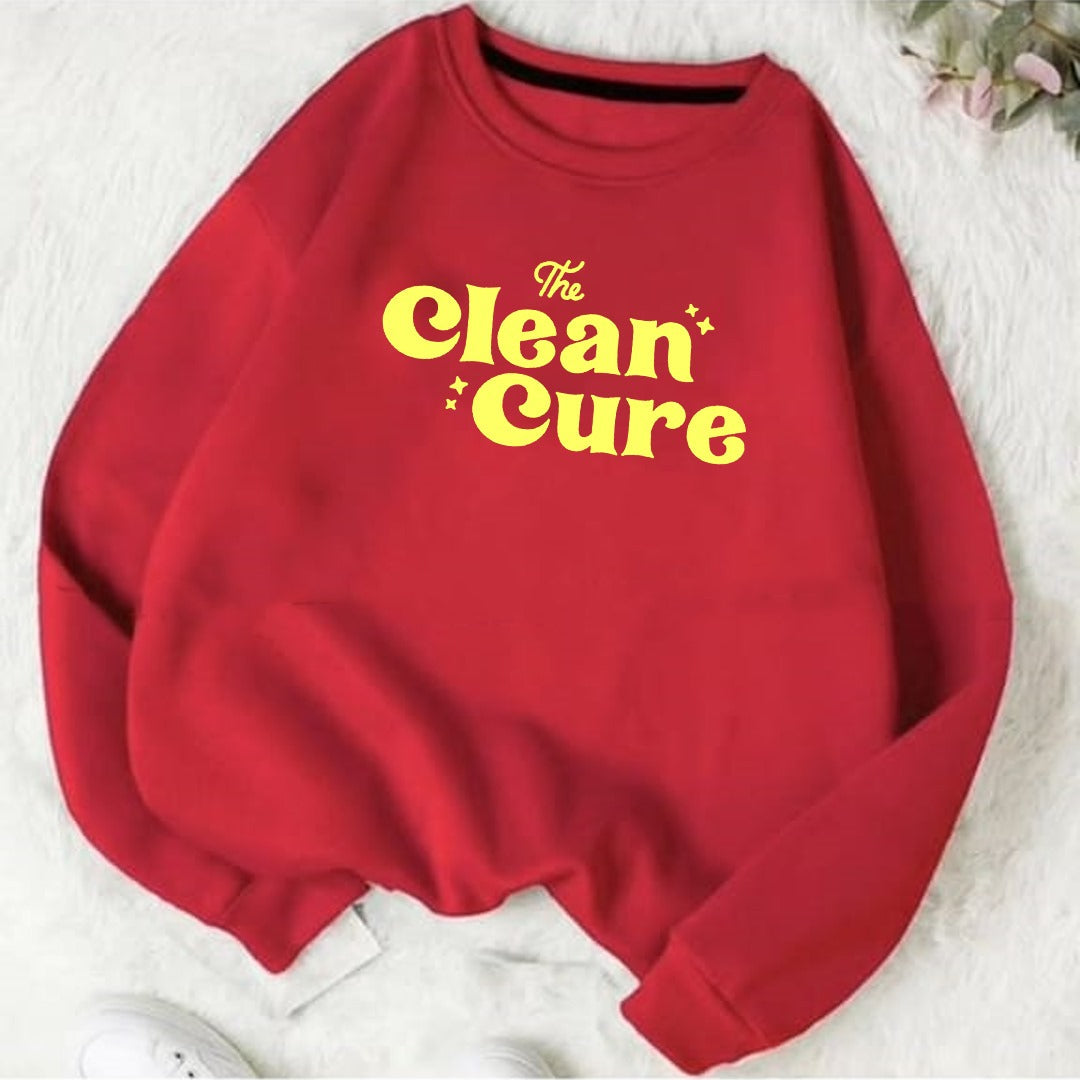 The clean cure Fleece Sweat Shirt