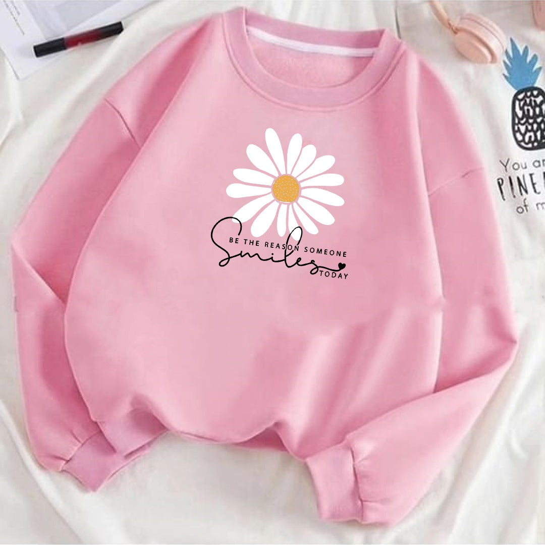 Smiles Today Fleece Sweat Shirt