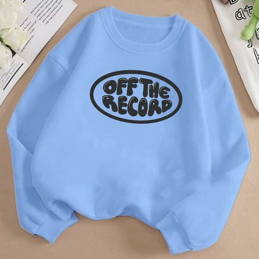 Off The Record Fleece Sweat Shirt
