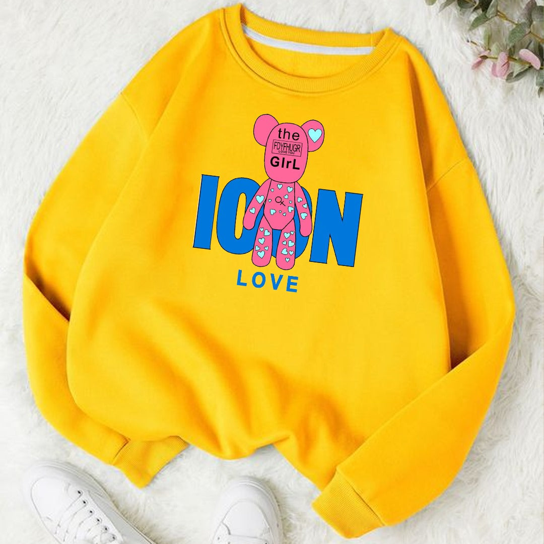 Ioon love Fleece Sweat Shirt