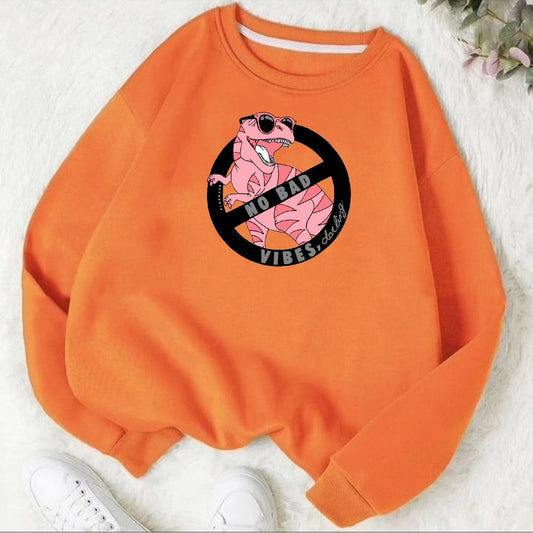 No bad vibes Fleece Sweat Shirt