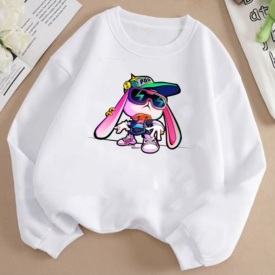 poop rabbit Fleece Sweat Shirt