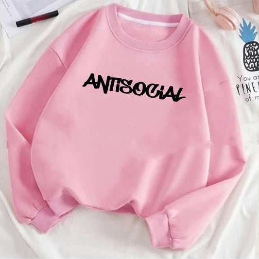 Antisocial Fleece Sweat Shirt