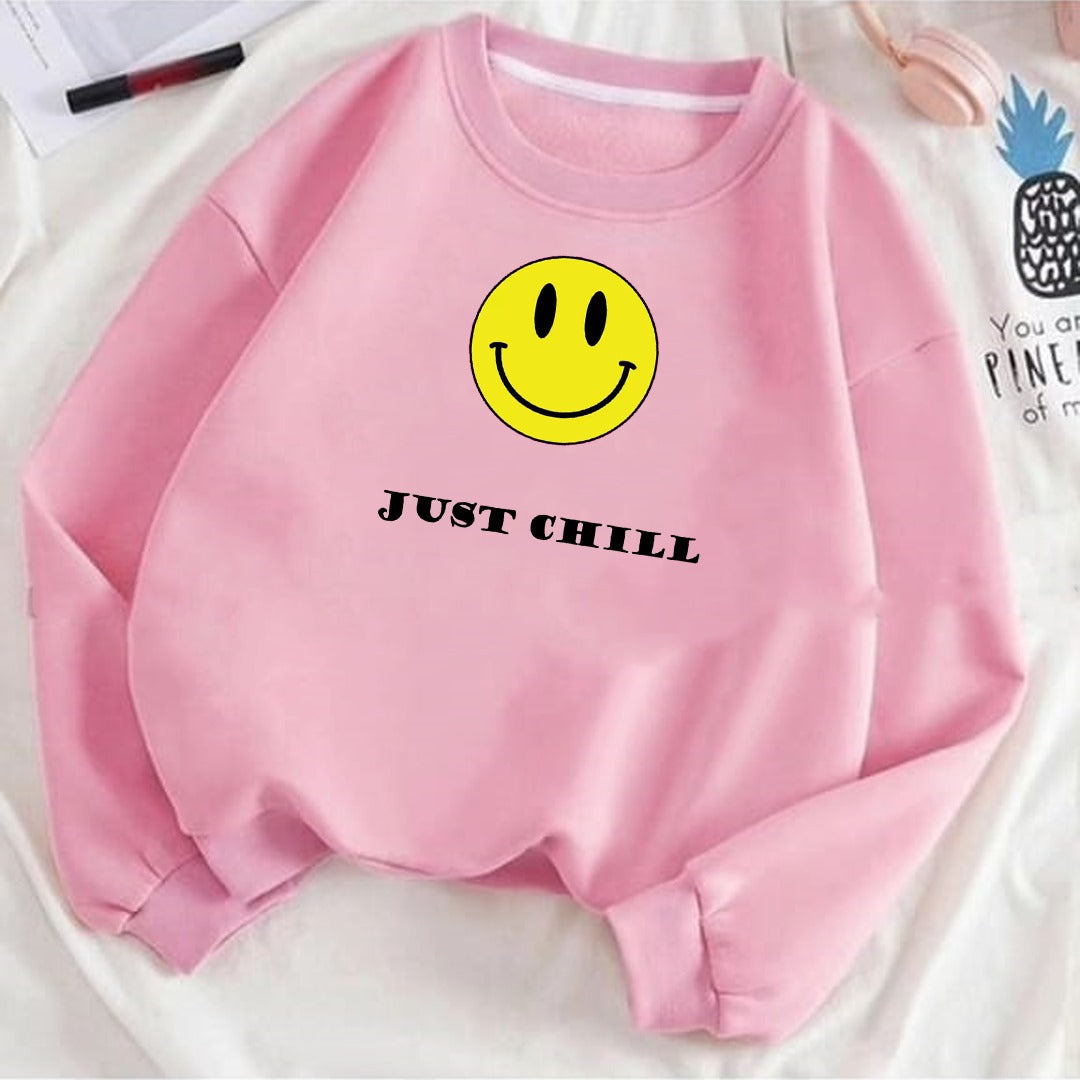 Just chill Fleece Sweat Shirt