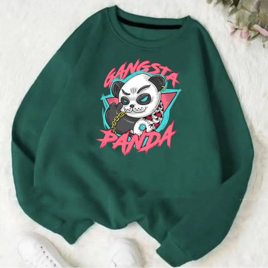 Gangsta panda Fleece Sweat Shirt