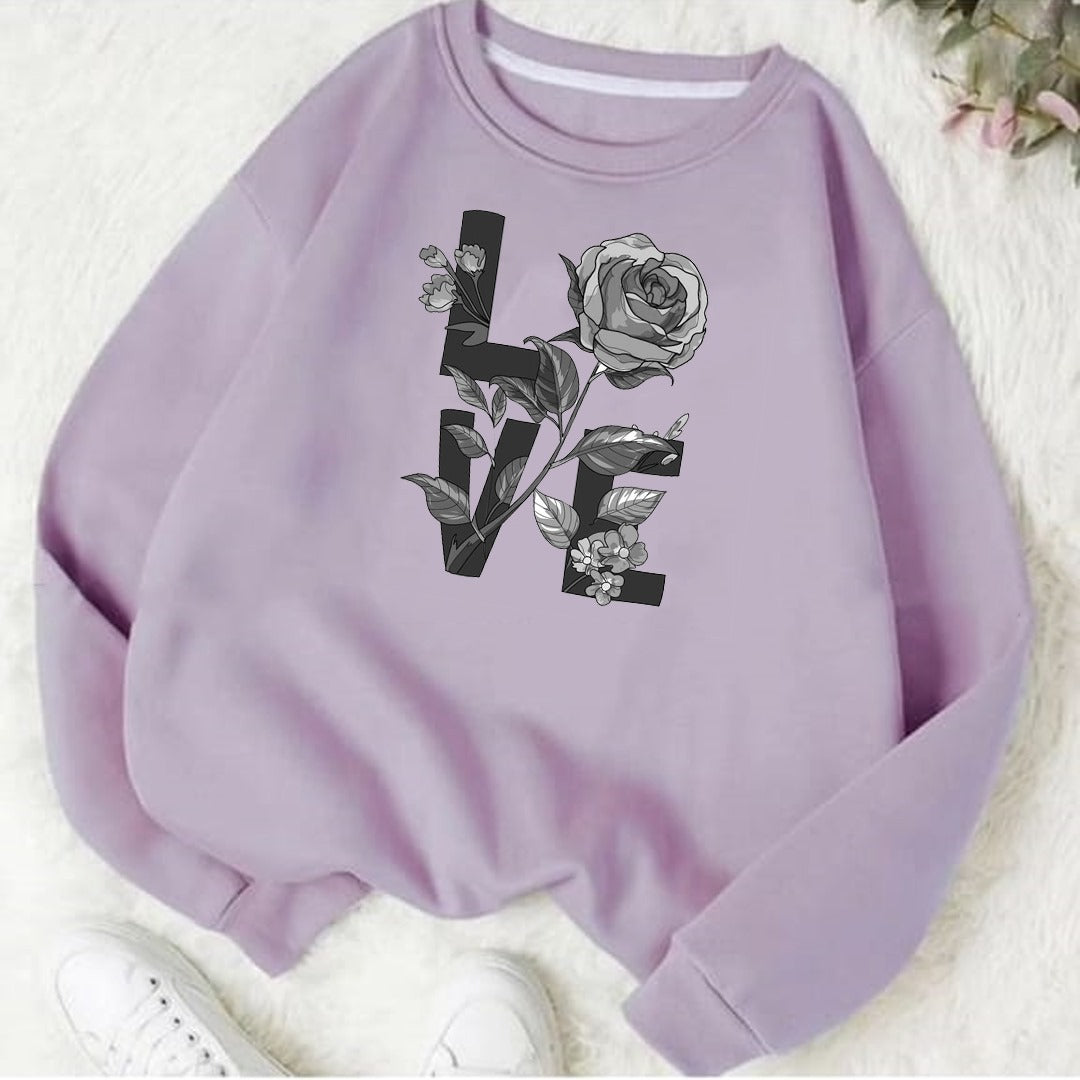 Love Fleece Sweat Shirt
