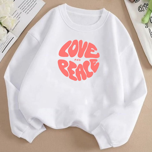 Love and peace Fleece Sweat Shirt