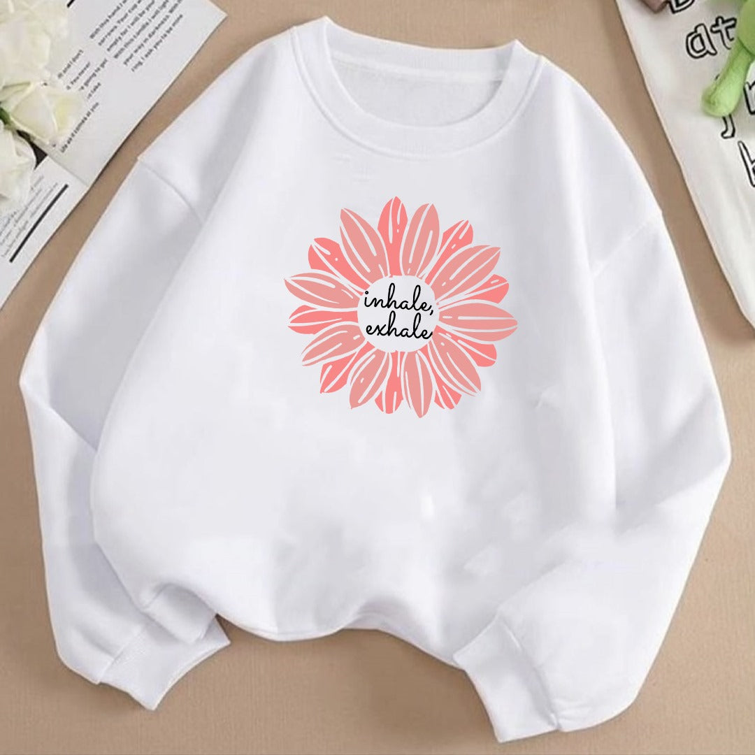 Inhale exhale Fleece Sweat Shirt