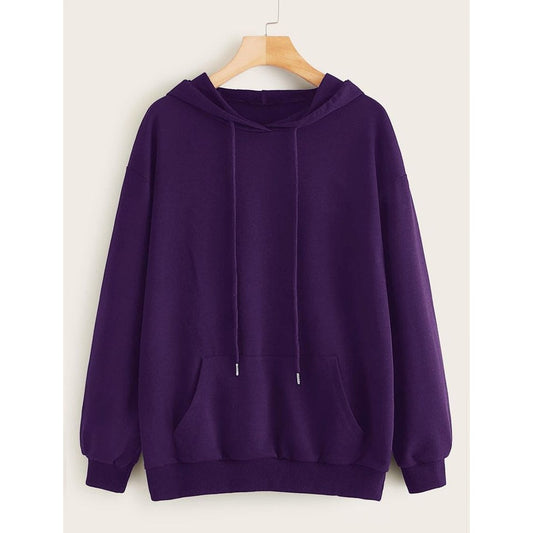 Purple fleece hoodie