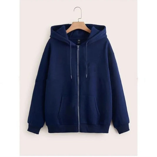 Blue zipper hoodie