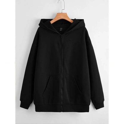 Black zipper hoodie