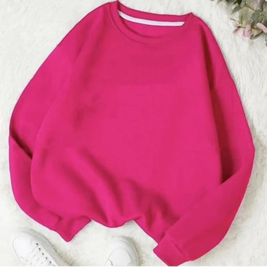 Pink fleece sweat shirt