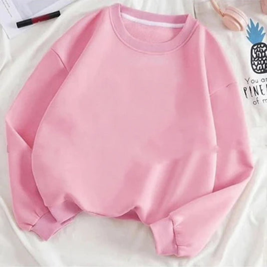 Pink fleece sweat shirt
