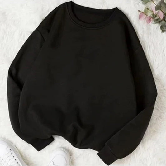 Black fleece sweat shirt