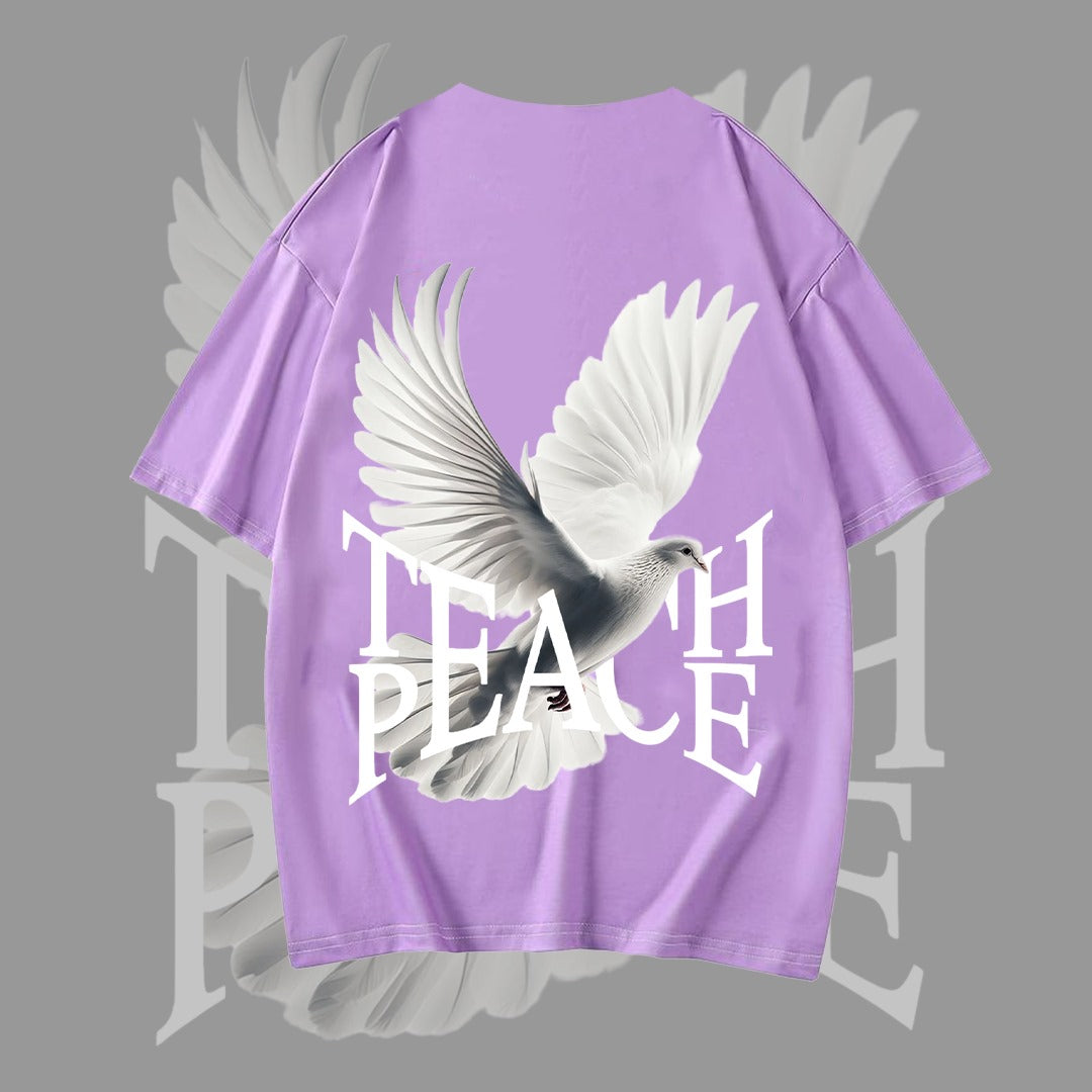 Teach Peace Oversized T-Shirt