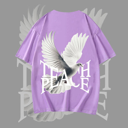 Teach Peace Oversized T-Shirt