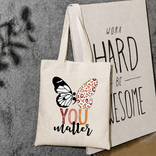 You matter canvas tote bag