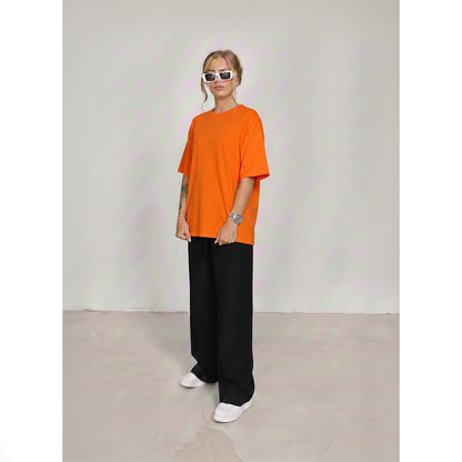 Oversized Tee With Black Flapper