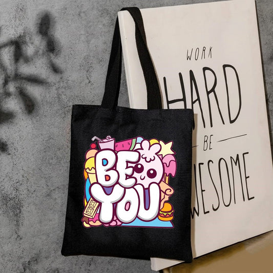 Be you canvas tote bag