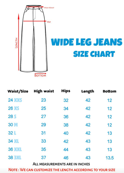 White Wide Leg Jeans