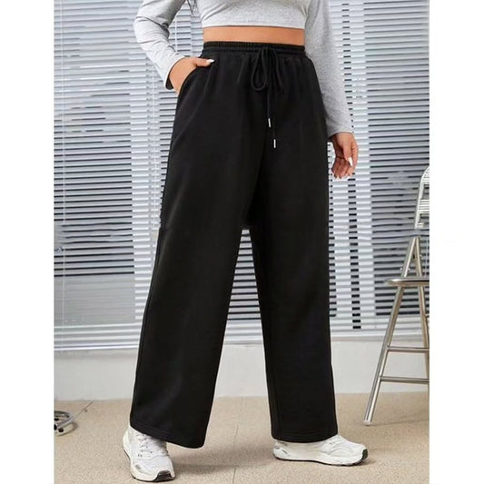 Black Wide Leg Flapper