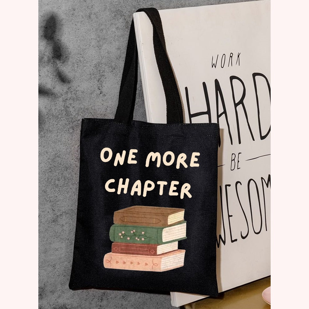One More Chapter Printed Tote Bag