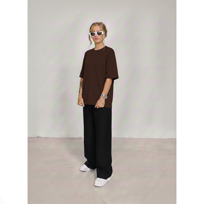 Oversized Tee With Black Flapper