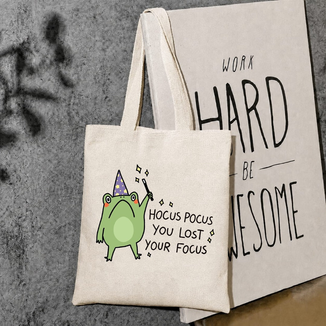 Hocus pocus you lost your focus tote bag