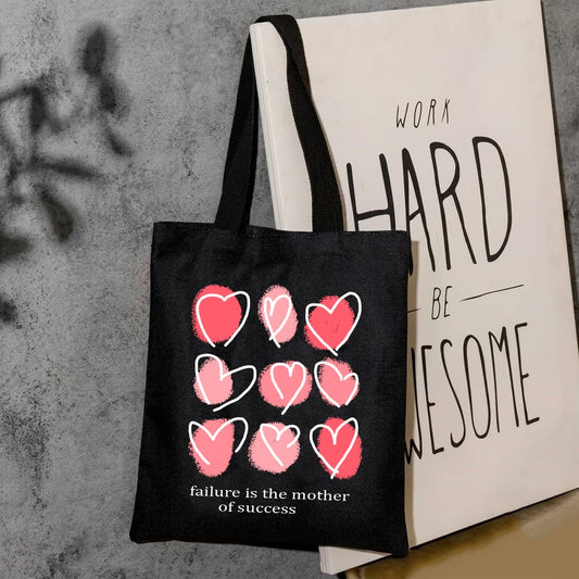Failure is the mother of success canvas tote bag