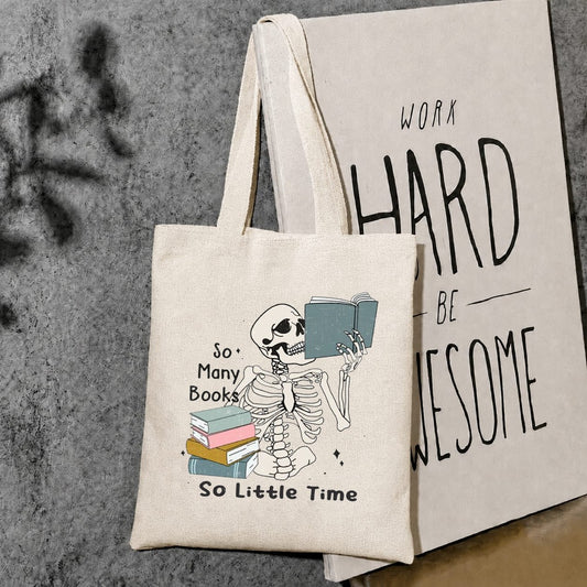 So many books canvas tote bag