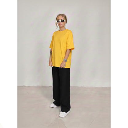 Oversized Tee With Black Flapper