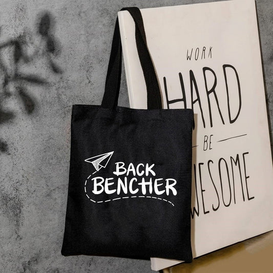 Back bencher canvas tote bag