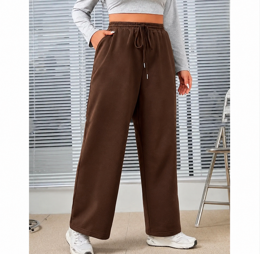 Brown Wide Leg Flapper